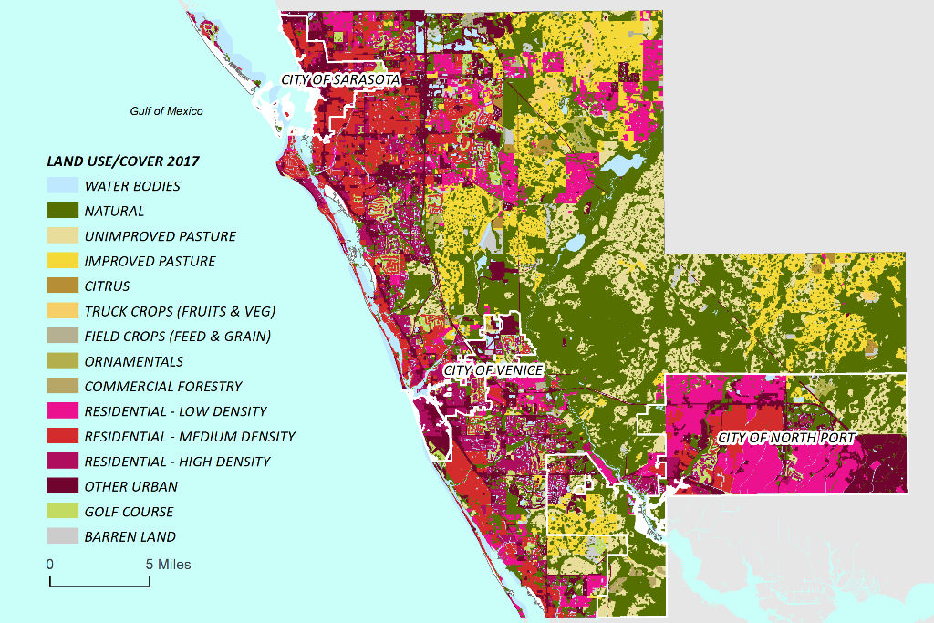 8.1 Land Cover Sarasota County CREDIT Gulf Coast Community Foundation